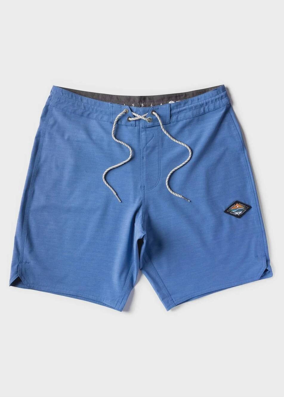NEW VISSLA men's solid sets 18.5" boardshorts in blue